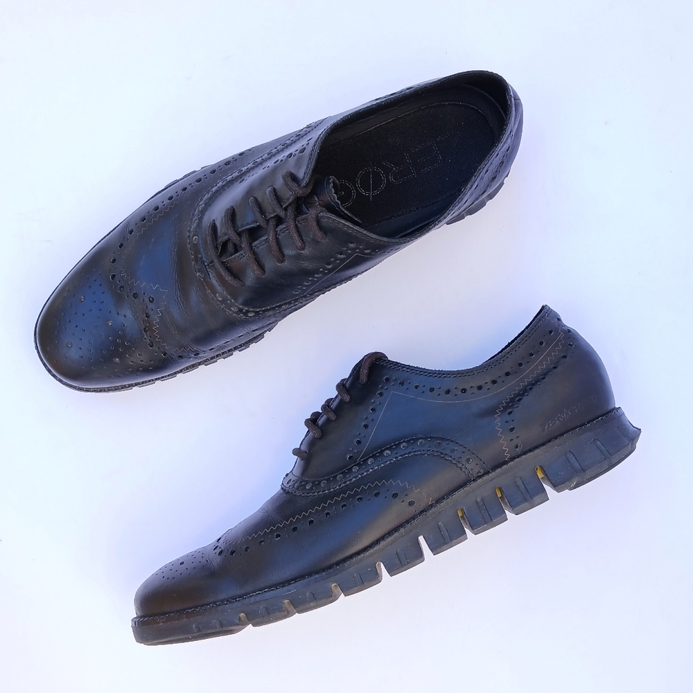 Cole Haan Zerogrand Wingtip Black size 13 - Picture 2 of 8